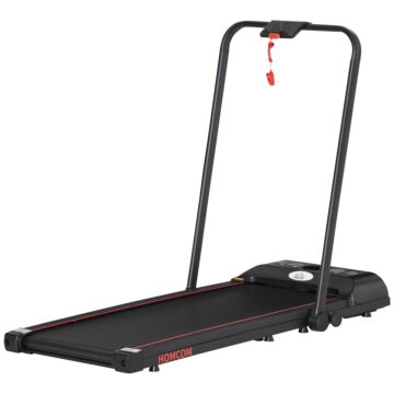Homcom Folding Walking Treadmill For Home, Office, Fitness Studio, Training Room Aerobic Walking Exercise Machine Led Display