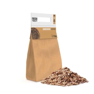 Fresh Grills Wood Chips For Bbq Grill, Wood Fired Pizza Oven, Kamado And Outdoor Smokers 2.8kg (15ltr)