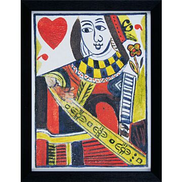 Quirky Cards (large) I - Framed Art