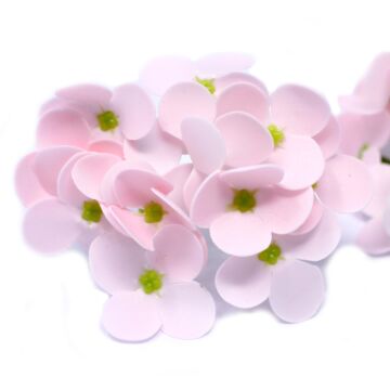 Craft Soap Flowers - Hyacinth Bean - Pink - Pack Of 10