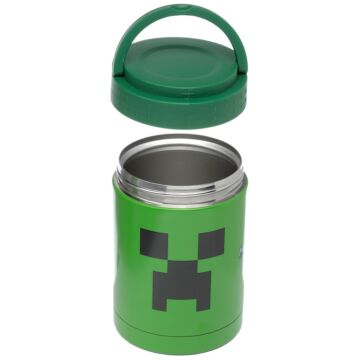 Minecraft Creeper Stainless Steel Insulated Food Snack/lunch Pot 500ml