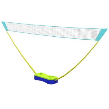 Sportnow Badminton Set With Volleyball Net, Portable Badminton Net With 2 Rackets, 2 Shuttlecocks And Carry Case, For Indoor Outdoor Sports
