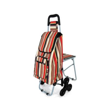 Leisure Trolley With Seat (triple Wheel Stair Climber)