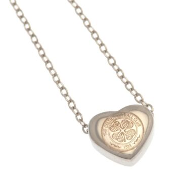 Celtic Fc Stainless Steel Heart Necklace