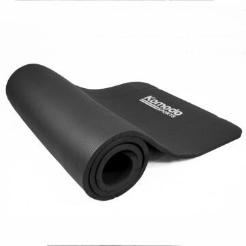 15mm Yoga Exercise Mat - Black