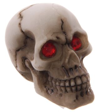 Novelty Red Eyed Skull Decoration