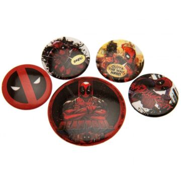 Deadpool Button Badge Set