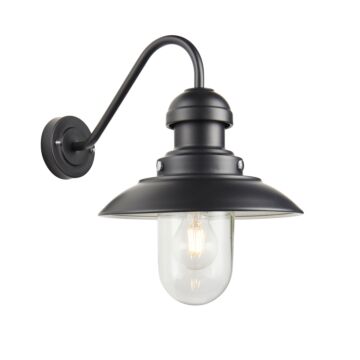 Hereford Outdoor 1 Wall Light Black 395x347x255mm