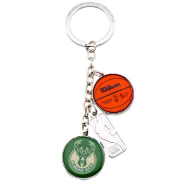 Milwaukee Bucks Charm Keyring