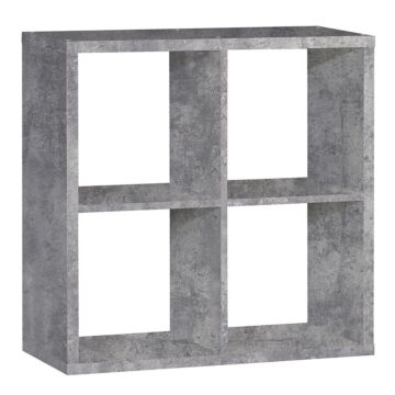 Mauro 2x2 Storage Unit In Concrete Grey