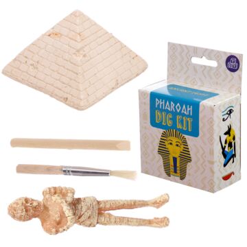 Fun Kids Mummy And Pyramid Egyptian Dig It Out Kit