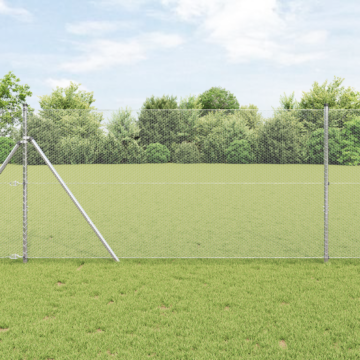 Vidaxl Hexagon Fence 1x100 M Galvanised Steel