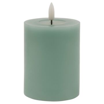 Luxe Collection Melt Effect 3x4 Sage Led Wax Candle