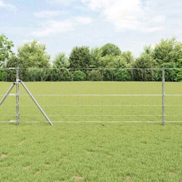 Vidaxl Field Fence 0.8x100 M Galvanised Steel