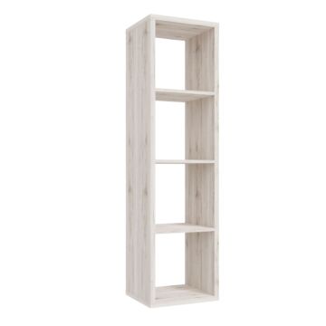 Mauro 3 Shelves Storage Unit In Sand Oak