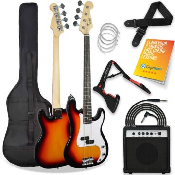 3rd Avenue Electric Bass Guitar Pack