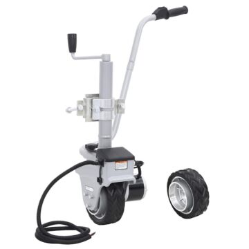 Vidaxl Aluminium Motorised Jockey Wheel Trailer Mover 12 V 350 W
