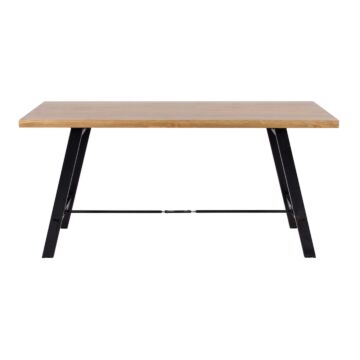 Cavendish Small Dining Table With Black Metal Legs