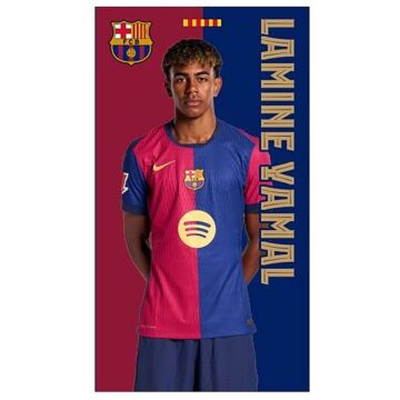 Fc Barcelona Yamal Vertical Split Towel