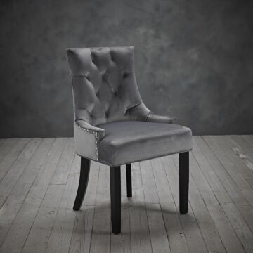 Morgan Chair Grey (pack Of 2)
