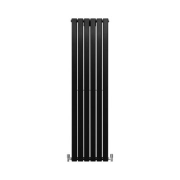 Designer Flat Panel Radiators Matt Black 1600mm X 420mm