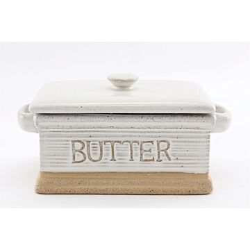 16cm Natural Design Butter Dish