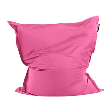 Cover For Large Bean Bag Fuchsia Pink Nylon 180 X 230 Cm Lounger With Zip Velcro Giant Beanbag Beliani