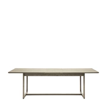 Craft Ext Dining Table Smoked 2000/2500x950x750mm