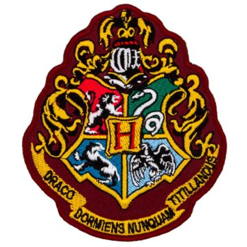 Harry Potter Iron-on Patch Hogwarts Crest