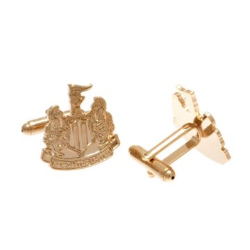 Newcastle United Fc Gold Plated Cufflinks