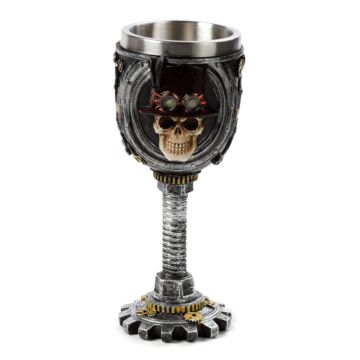 Decorative Goblet - Steampunk Skull