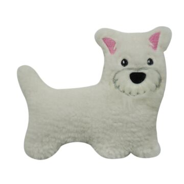 Microwavable Plush Wheat And Lavender Heat Pack - Westie Dog