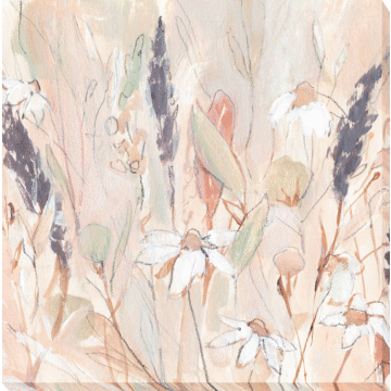 Lavender Flower Field I By Annie Warren