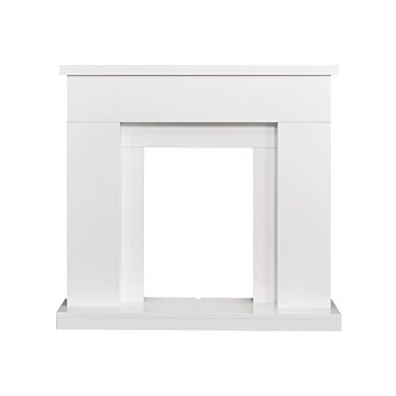 Adam Lomond Fireplace In Pure White, 39 Inch