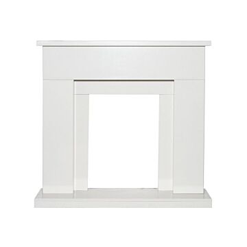 Adam Lomond White Marble Fireplace, 39 Inch