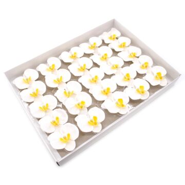 Craft Soap Flower - Paeonia - White - Pack Of 10