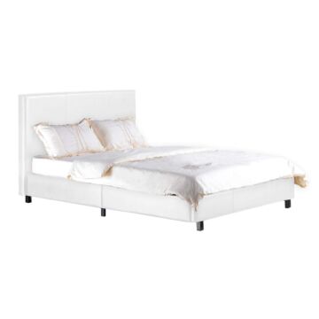 Fusion Pu King Size Bed White