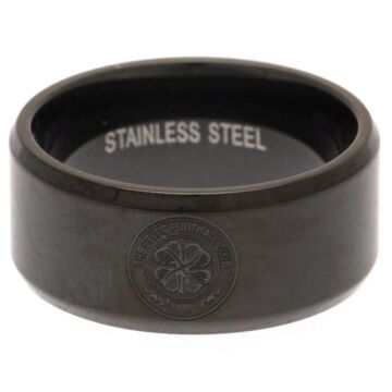 Celtic Fc Black Ip Ring Medium