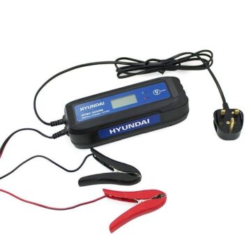 Hyundai 4 Amp Smart Car Battery Charger 6v / 12v | Hysc-4000m