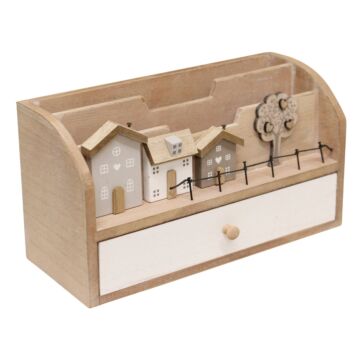 Letter Rack With Drawers, Wooden Houses Design