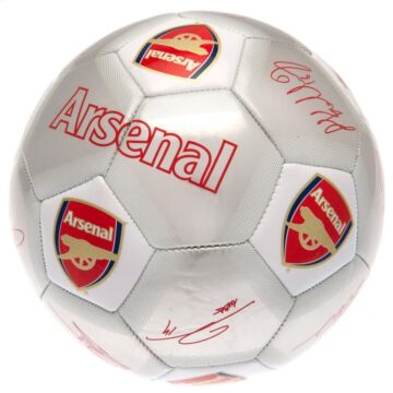 Arsenal Fc Sig Silver Football