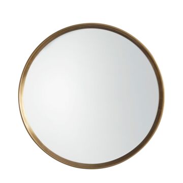 Harvey Round Mirror Gold 950x950mm