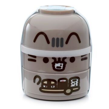 Bento Round Stacked Lunch Box - Pusheen The Cat