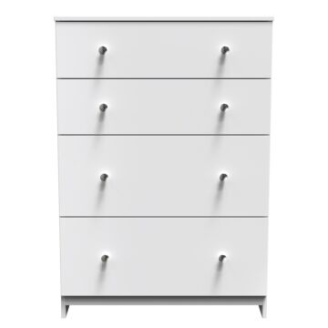 Yarmouth 4 Drawer Deep Chest In White