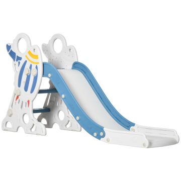 Aiyaplay Kids Slide Indoor Freestanding Baby Slide Space Theme For 1.5-3 Years Old, Blue