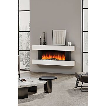 132cm W Contemporary Fireplace With Frame Kit