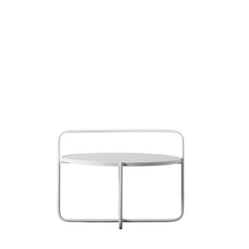 Fawley Coffee Table White 650x650x500mm