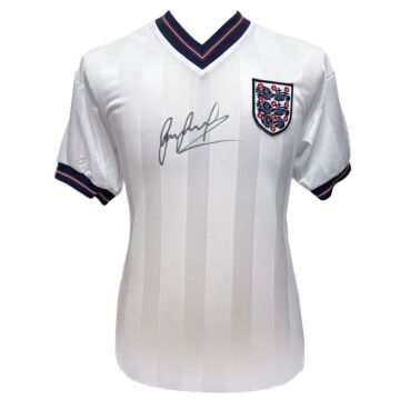 England Fa 1986 Lineker Signed Shirt