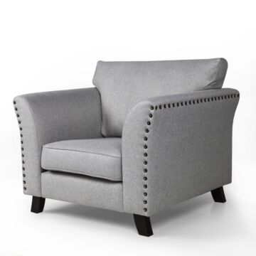 Linton Fabric Sofa 1s Grey