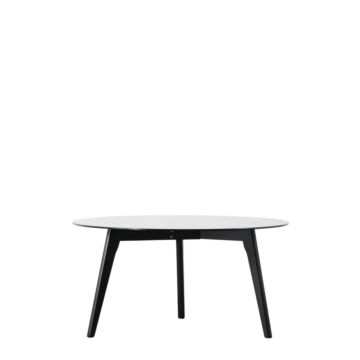 Blair Round Coffee Table Black 900x900x450mm